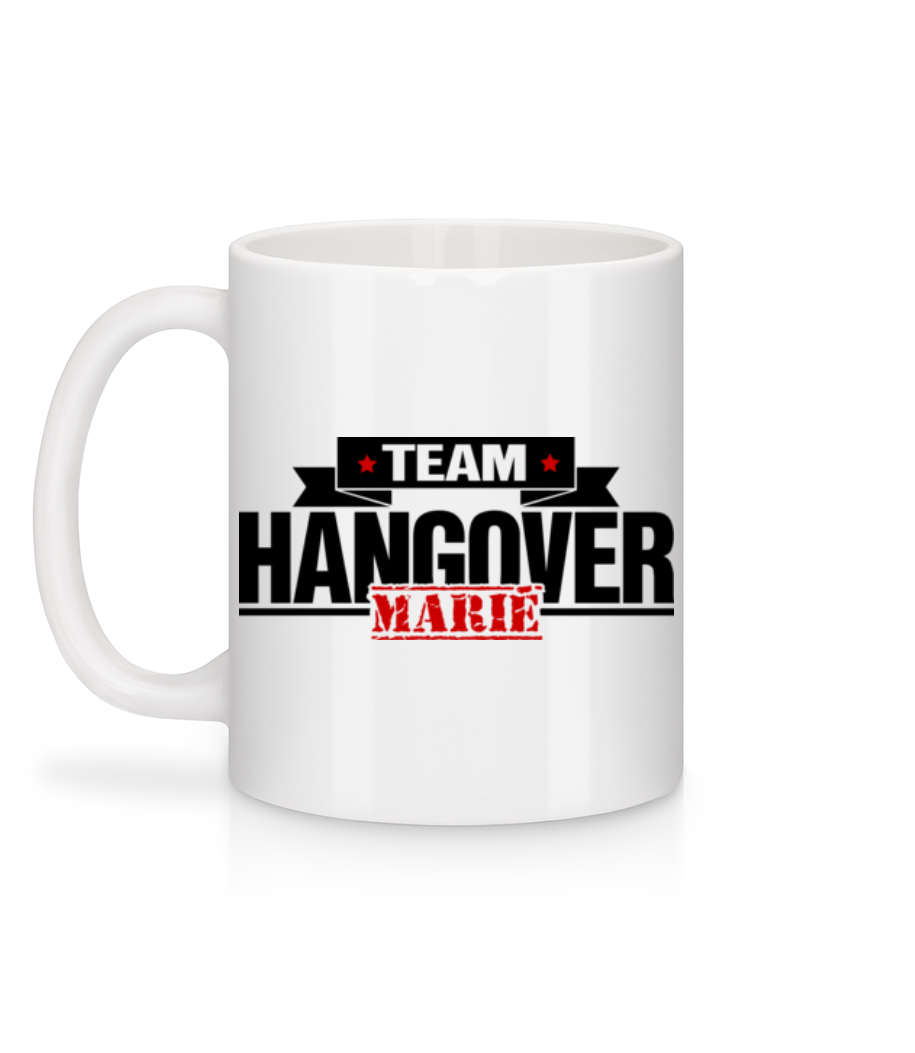Aperçu: Team Hangover Marié - Mug en céramique blanc - Blanc - Derrière