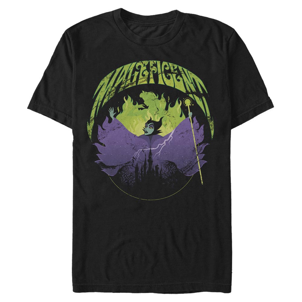 Disney - Sleeping Beauty - Maleficent Rock - Homme T-shirt - Noir - Devant