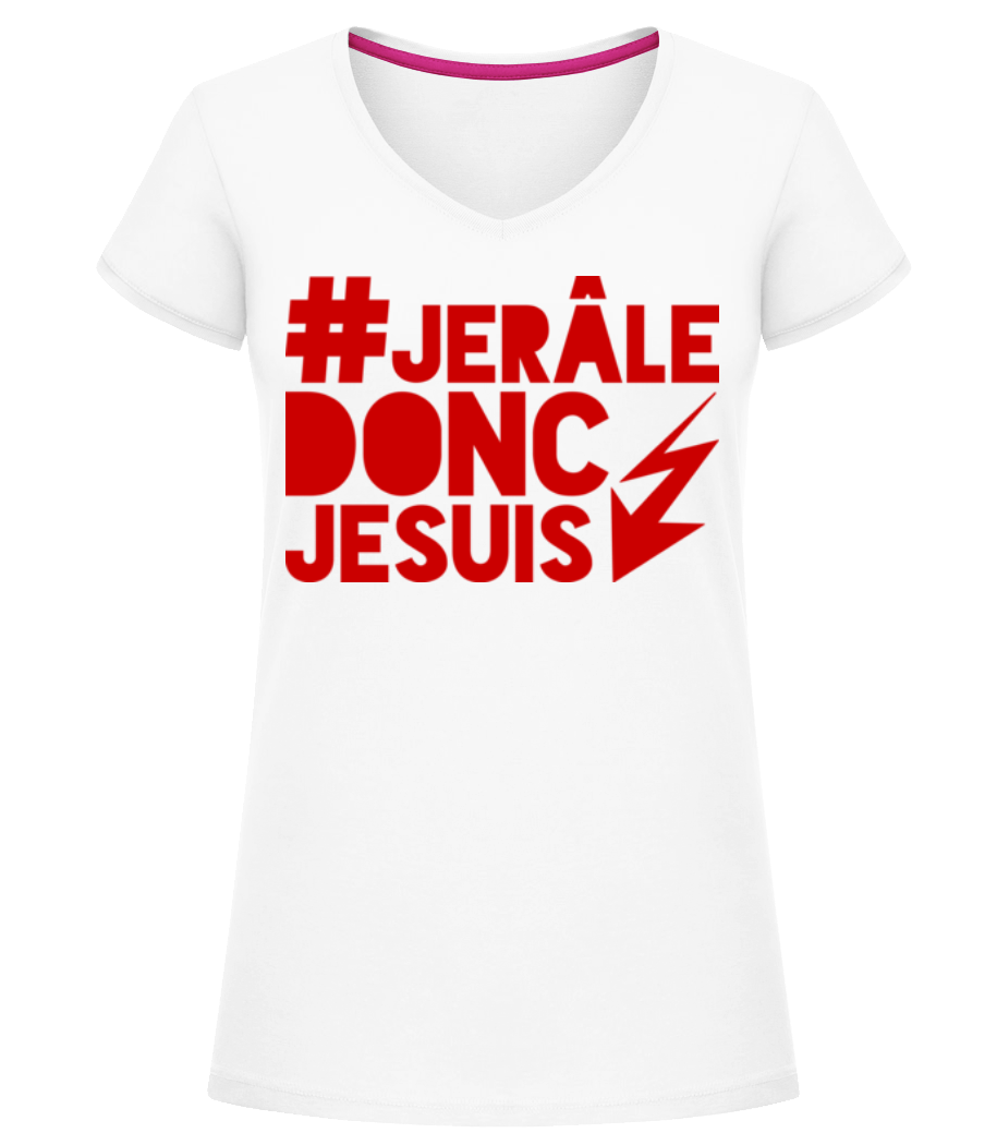 Donc Je Suis · T-shirt col en V Femme