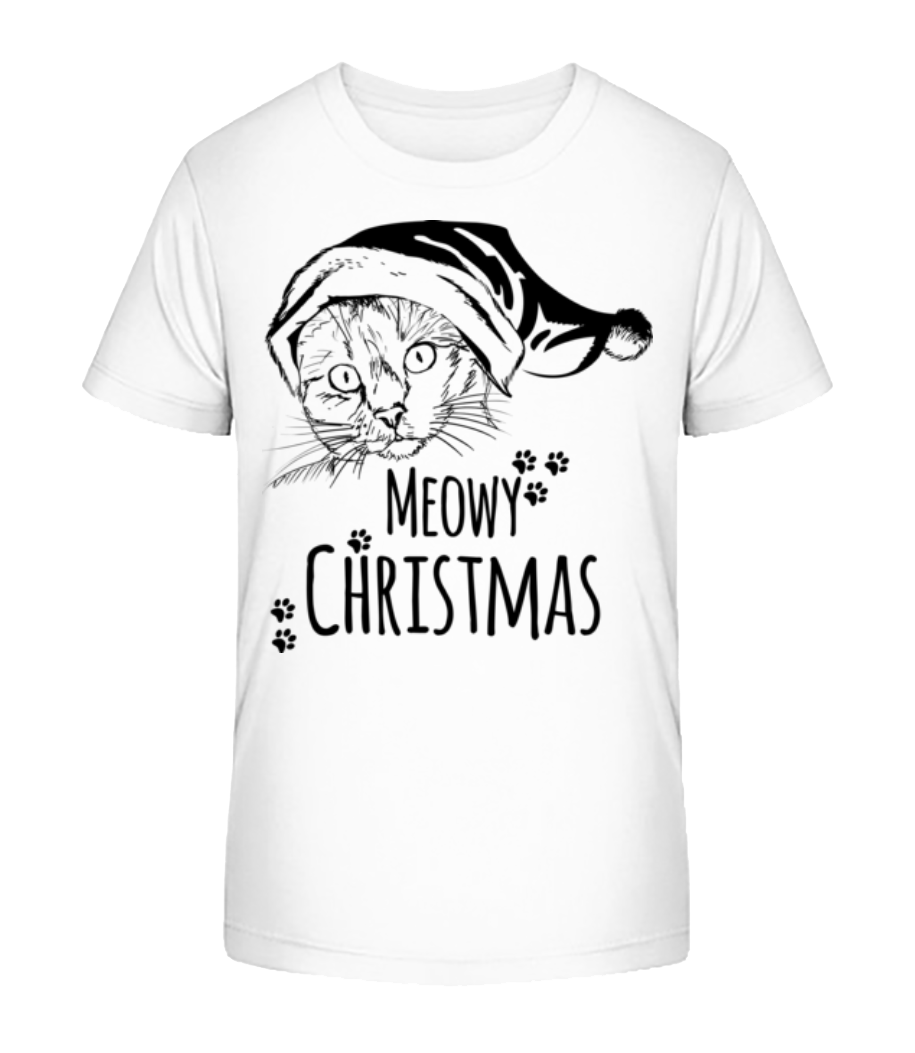 Meowy Christmas · T-shirt bio Enfant Stanley Stella 2.0