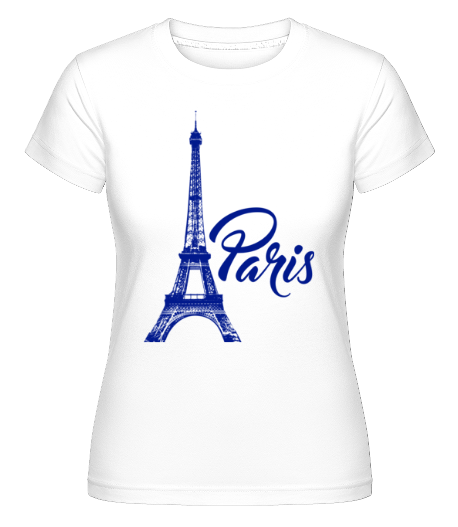 Paris France Blue ·  T-shirt Shirtinator femme