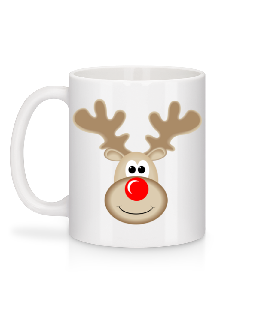Aperçu: Renne Logo - Mug en céramique blanc - Blanc - Derrière
