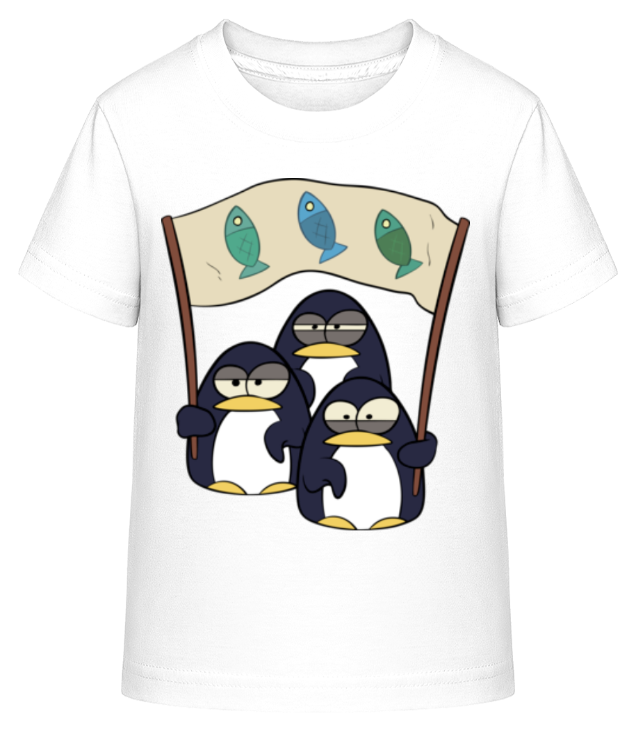 Les Pingouins Attendent Les Poissons · T-shirt shirtinator Enfant