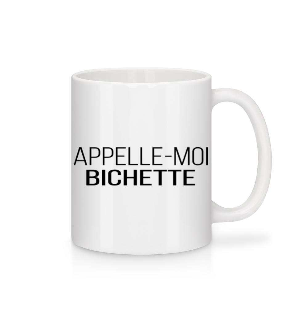 Appelle-Moi Bichette · Mug en céramique blanc