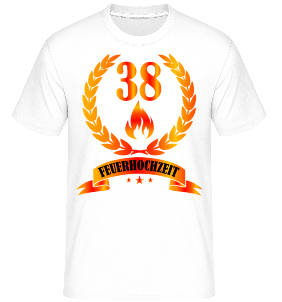 38 Jahre Feuerhochzeit · Shirtinator Männer T-Shirt