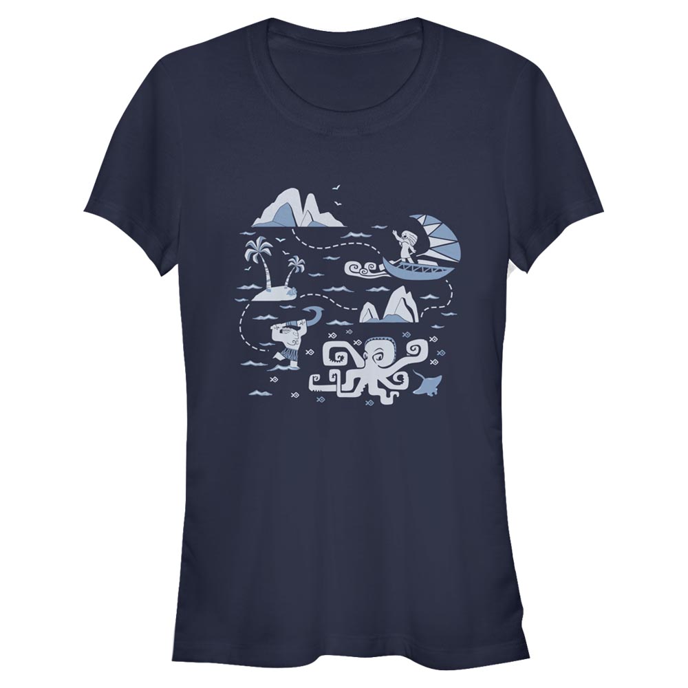 Disney - Vaiana : La Légende du bout du monde - Vaiana Voyage Collage - Femme T-shirt