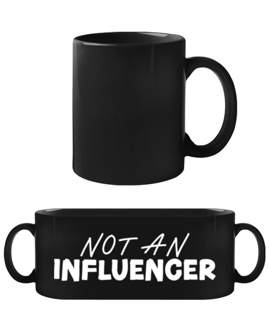 No Influencer · Tasse Noire