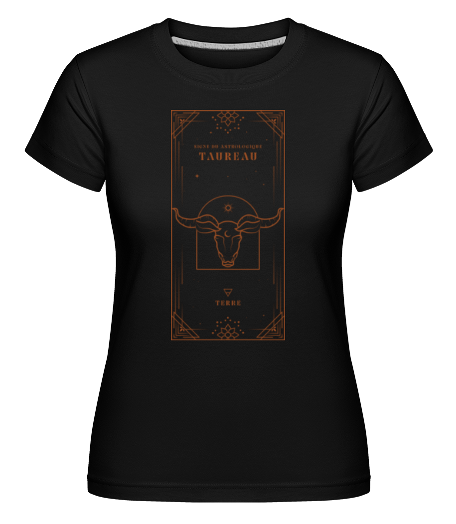 Art Déco Signe Astrologique Taureau ·  T-shirt Shirtinator femme