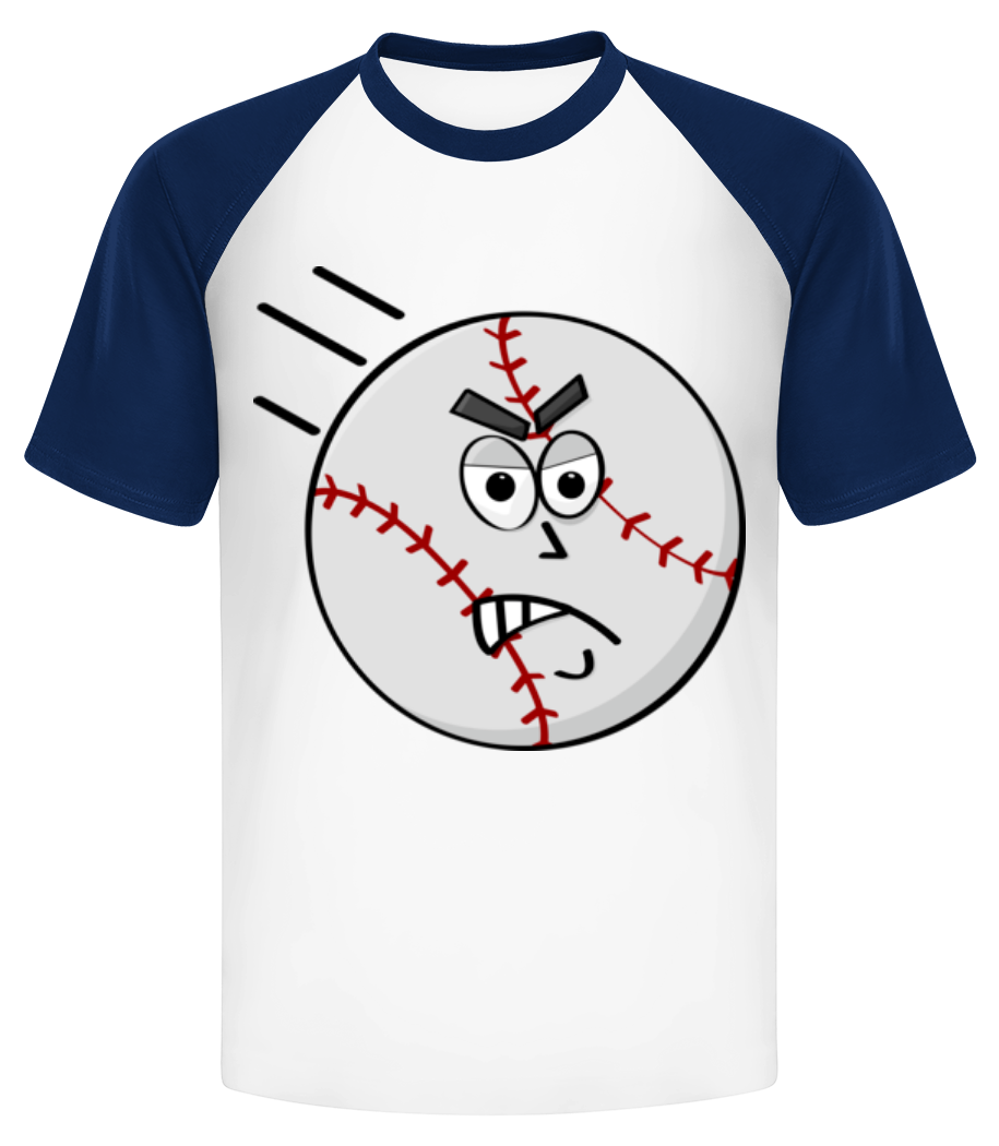 Baseball Smiley · T-shirt baseball Homme