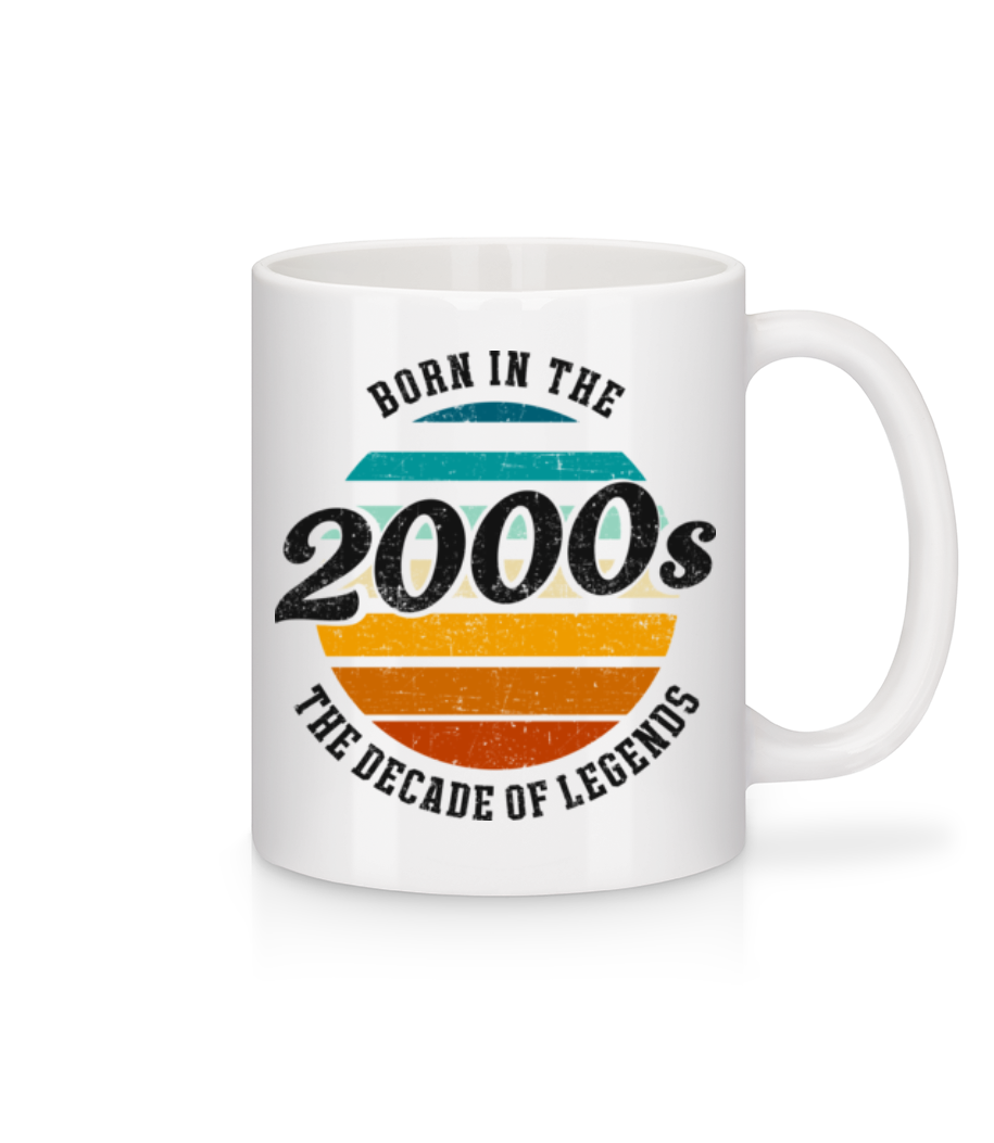 2000 The Decade Of Legends · Mug en céramique blanc