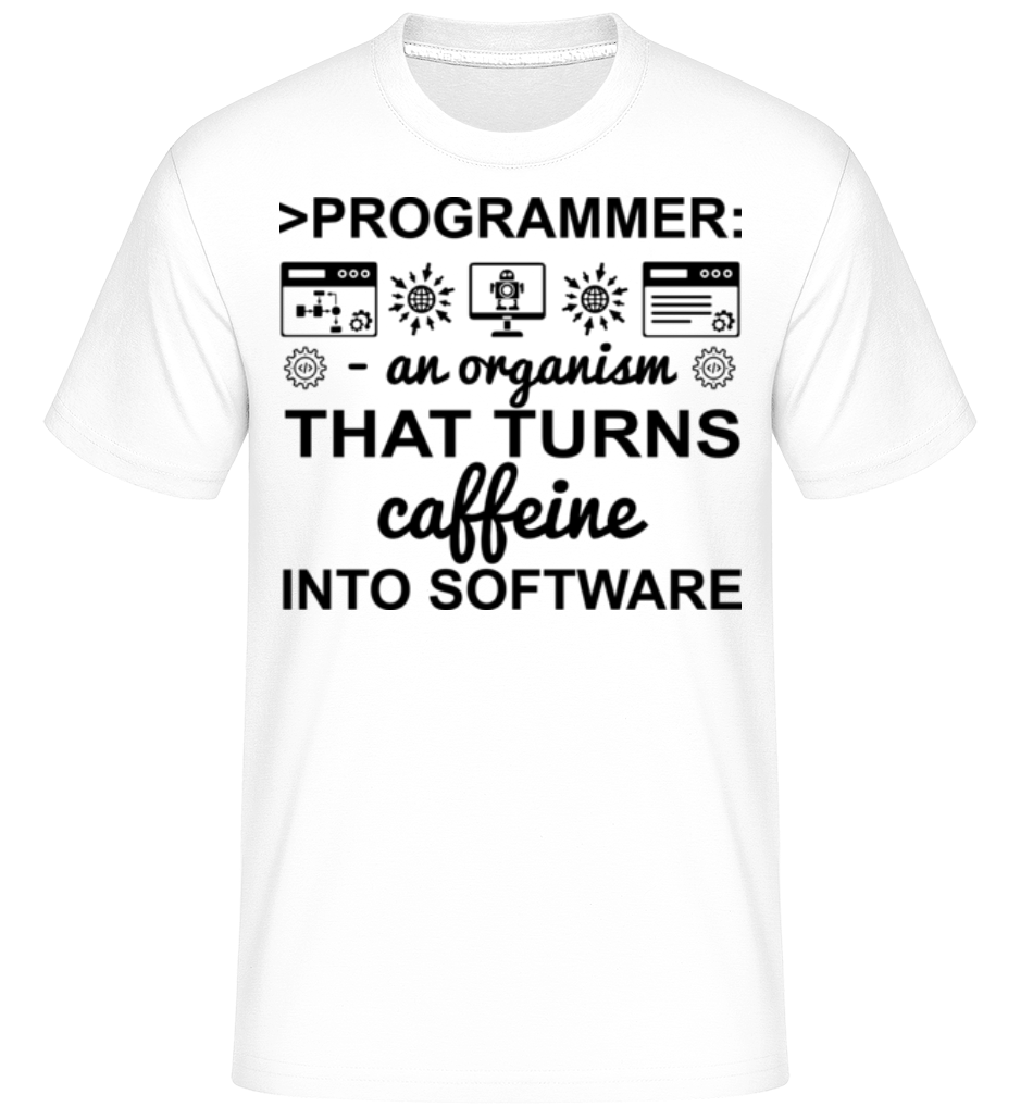 Caffeine Into Software ·  T-Shirt Shirtinator homme