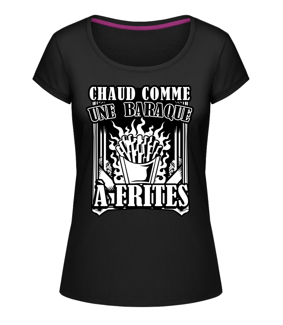 Comme Une Baraque À Frites · T-shirt col en U Femme