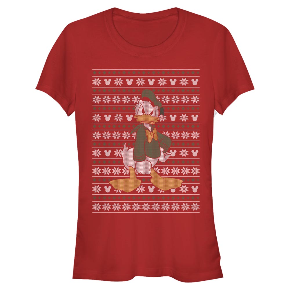 Disney Classics - Mickey Mouse - Donald Duck Donald Sweater - Christmas - Femme T-shirt