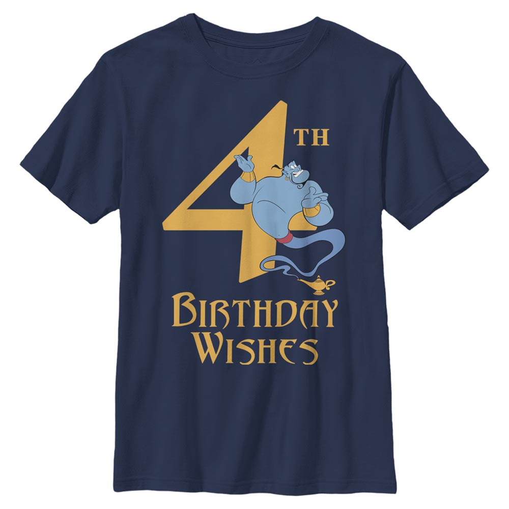 Disney - Aladin - Génie Birthday 4 - Enfant T-shirt