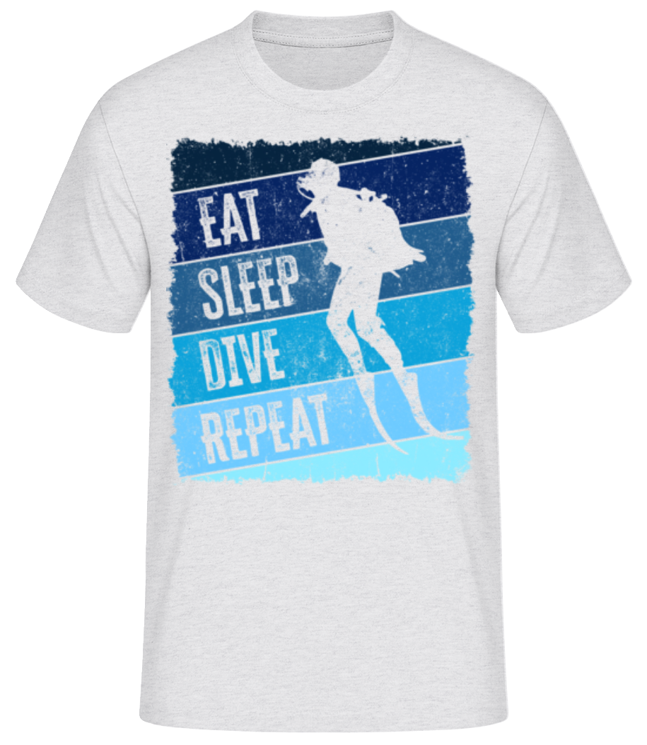 Eat Sleep Dive Repeat · Männer Basic T-Shirt