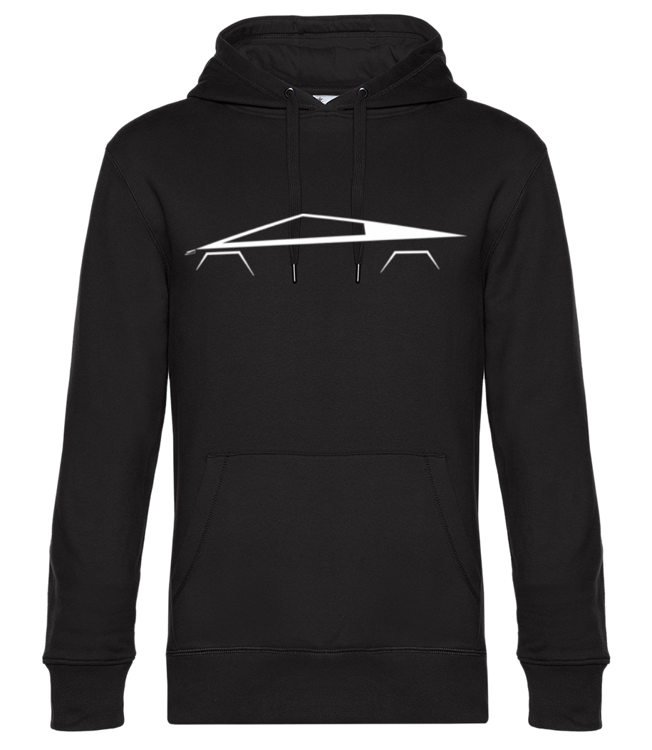 'Tesla Cybertruck' Silhouette · Sweat à capuche standard homme