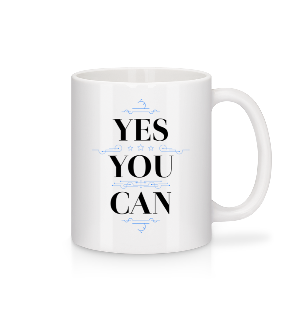 Yes, You Can · Mug en céramique blanc