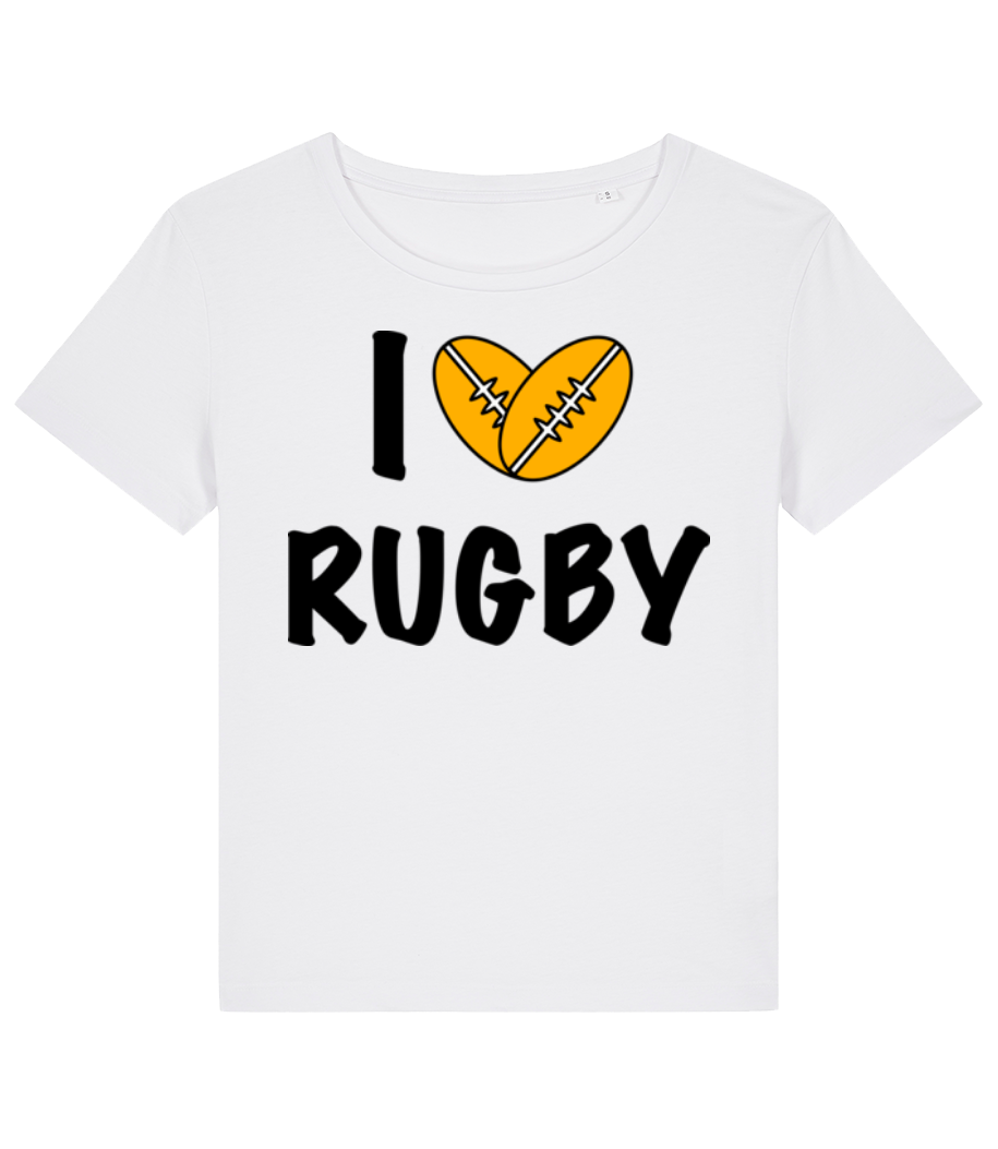 I Love Rugby · T-shirt bio Femme Stanley Stella 2.0