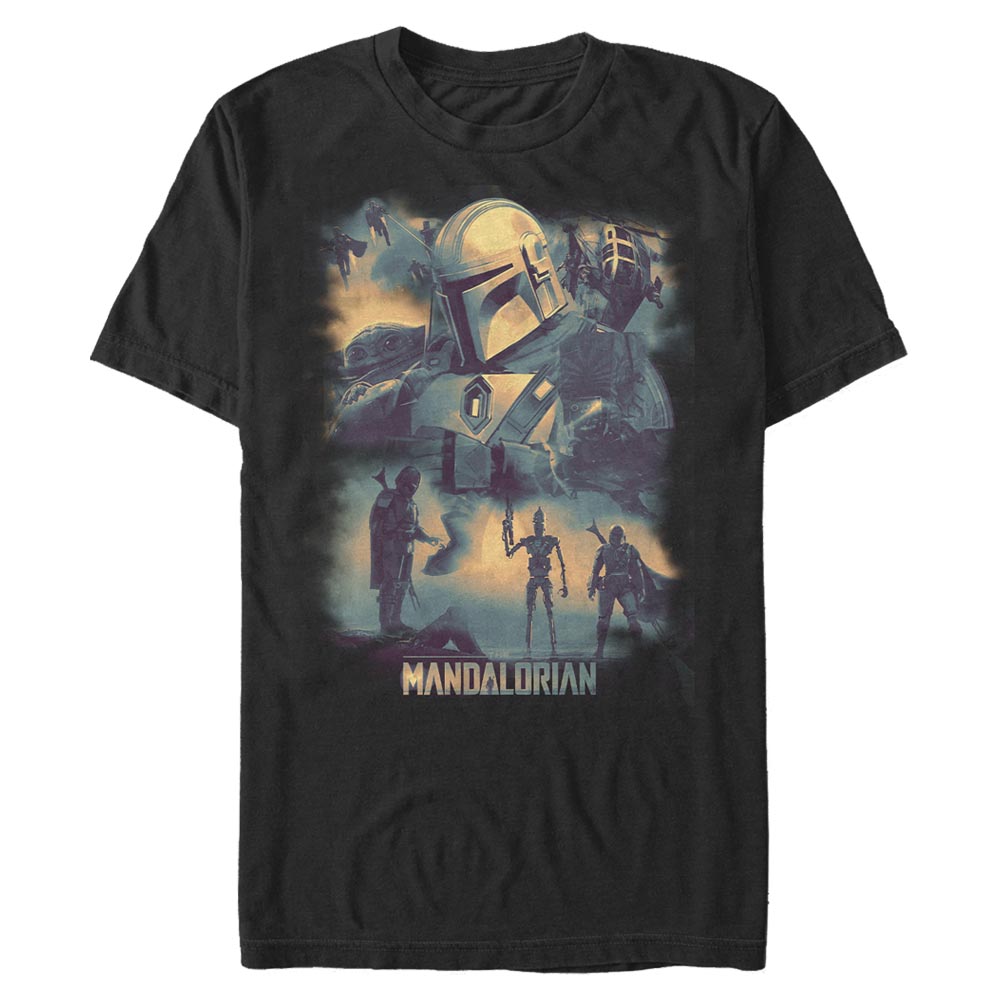 Star Wars - The Clone Wars - Mando Memory - Männer T-Shirt - Schwarz - Vorne