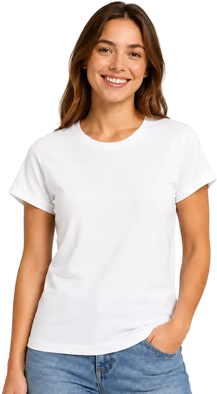 T-shirt bio femme EarthPositive – Vue de face