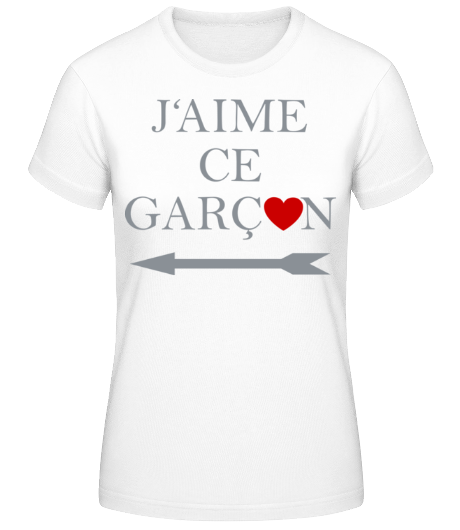 J'Aime Ce Garçon · T-shirt standard Femme