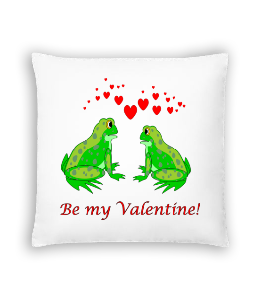 Frogs Be My Valentine · Coussin