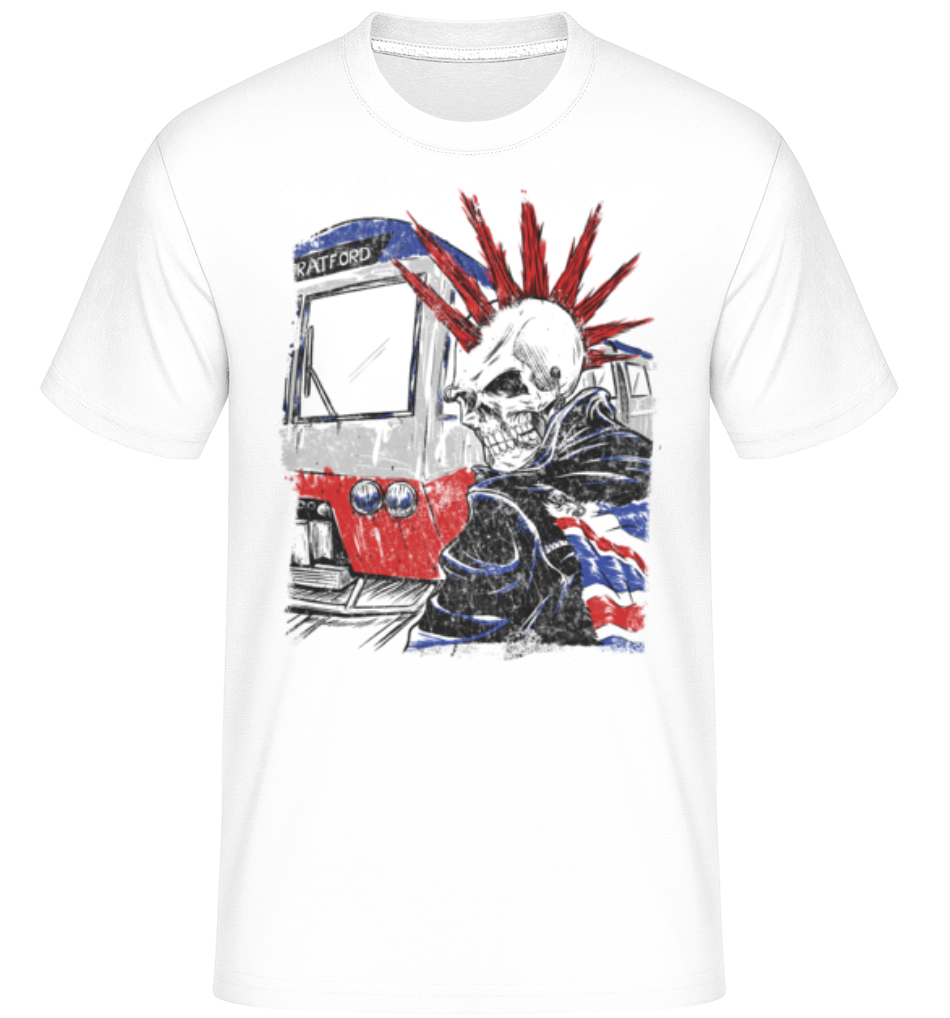 Londres Crâne Punk ·  T-Shirt Shirtinator homme