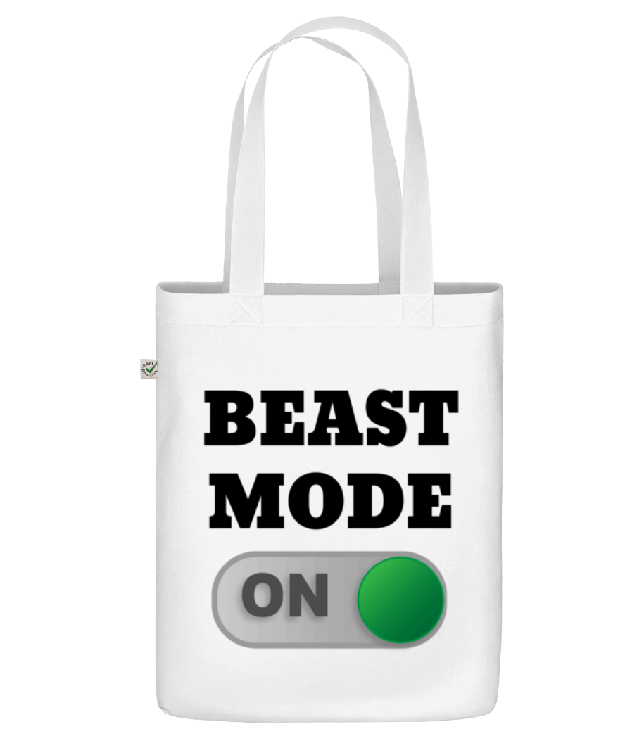Beast Mode On · Sac en toile bio