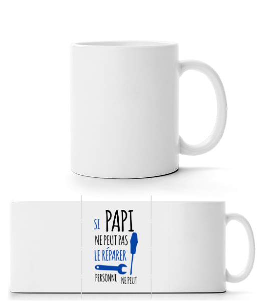 Si Papi Ne Peut Pas Le Réparer · Mug panorama