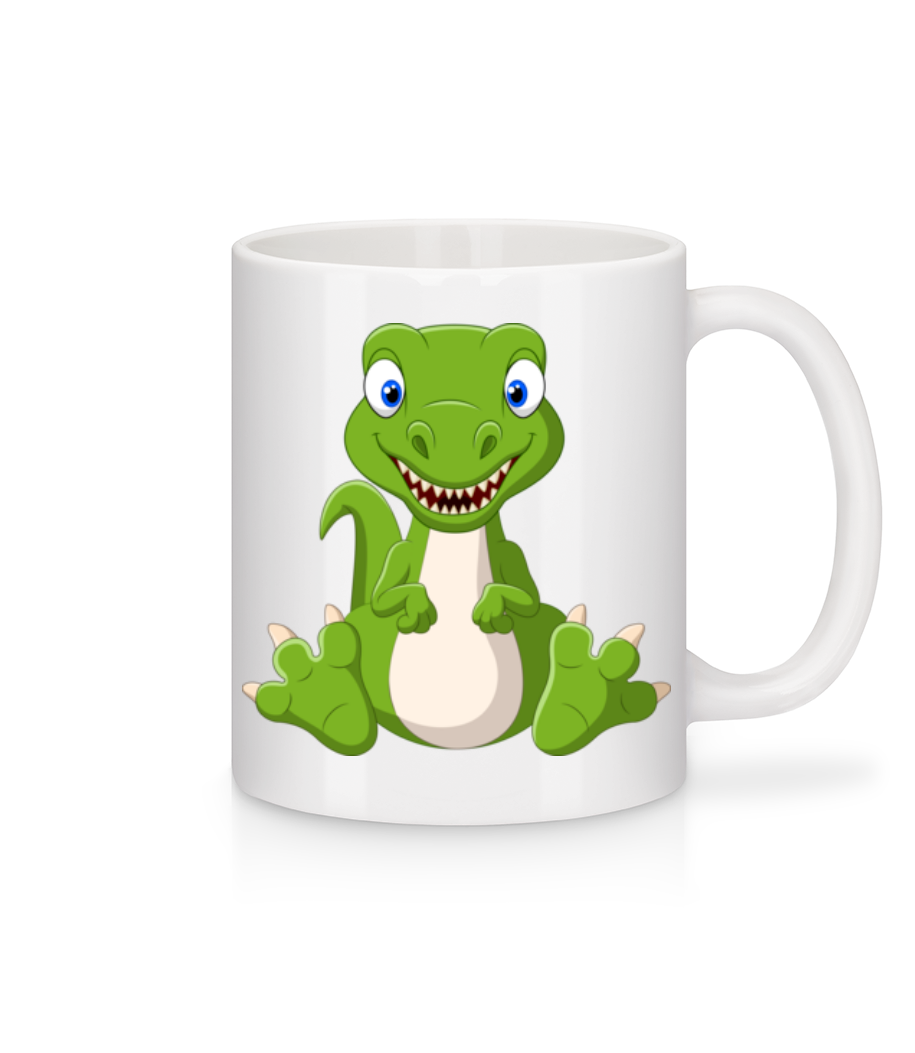 Dinosaure Vilain · Mug en céramique blanc