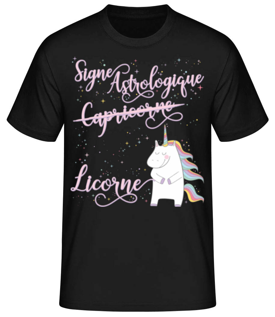Signe Astrologique Licorne Capricorne · T-shirt standard Homme