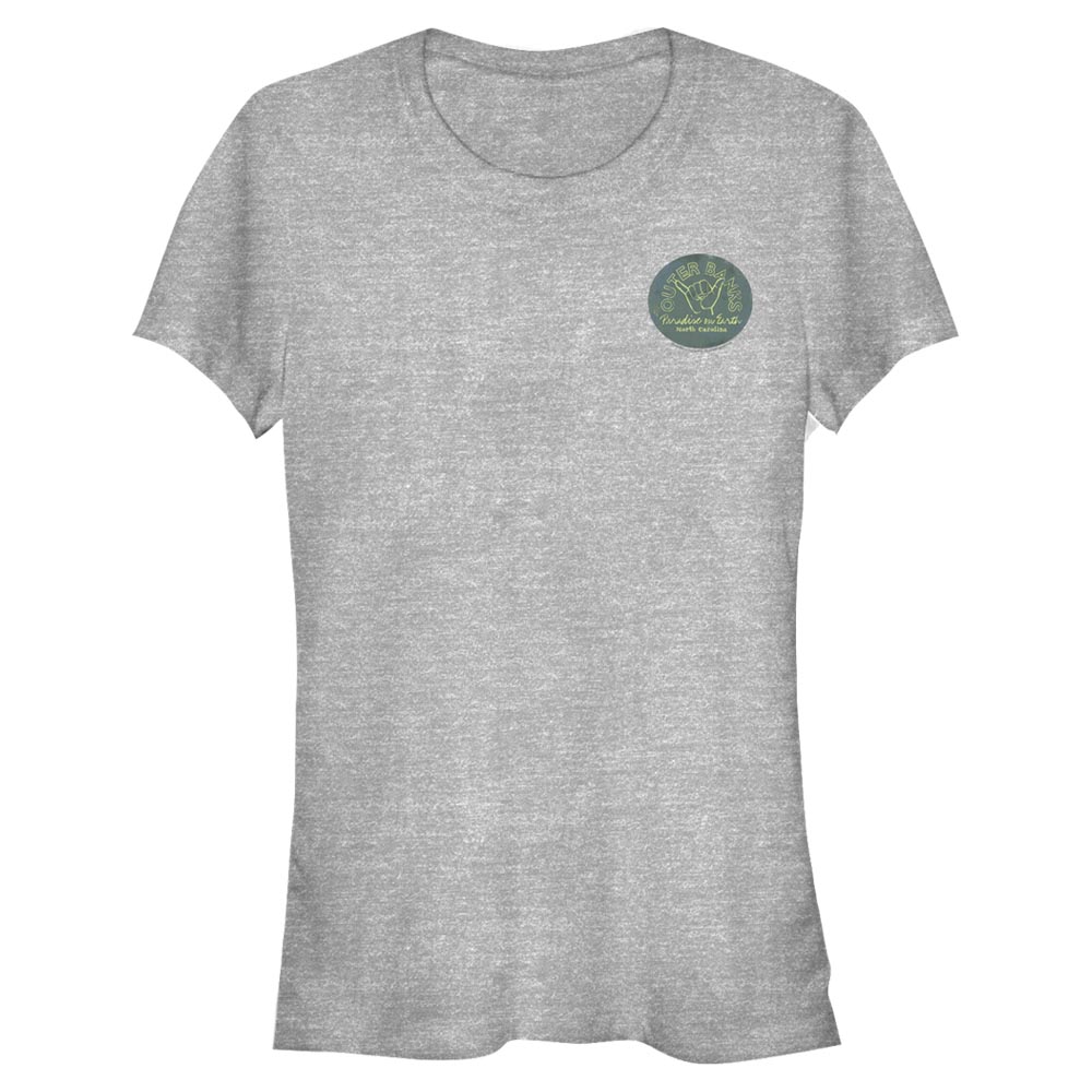Netflix - Outer Banks - Logo Badge - Femme T-shirt - Gris chiné - Devant