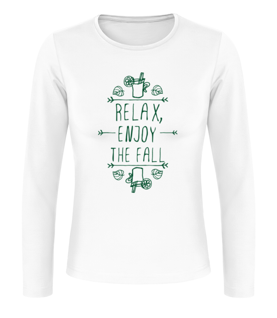 Relax, Enjoy The Fall · T-shirt à manches longues standard Femme