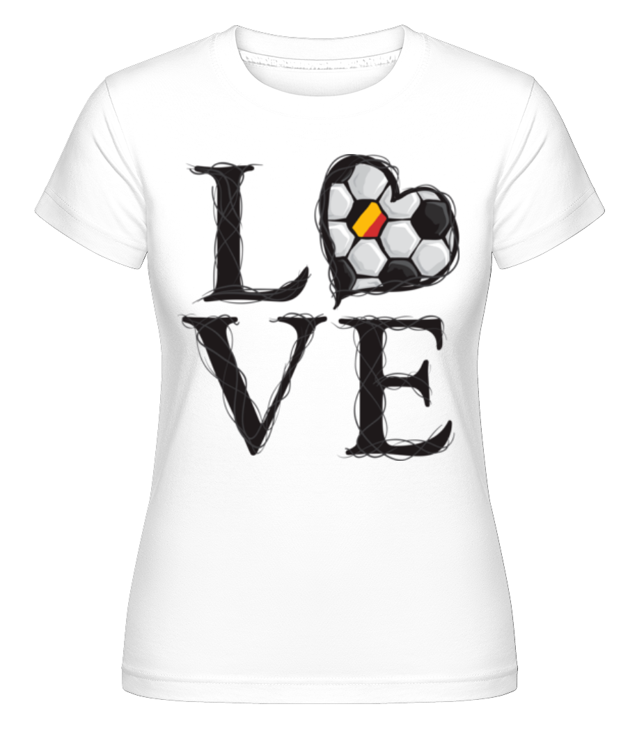 Football Amour Belgique ·  T-shirt Shirtinator femme
