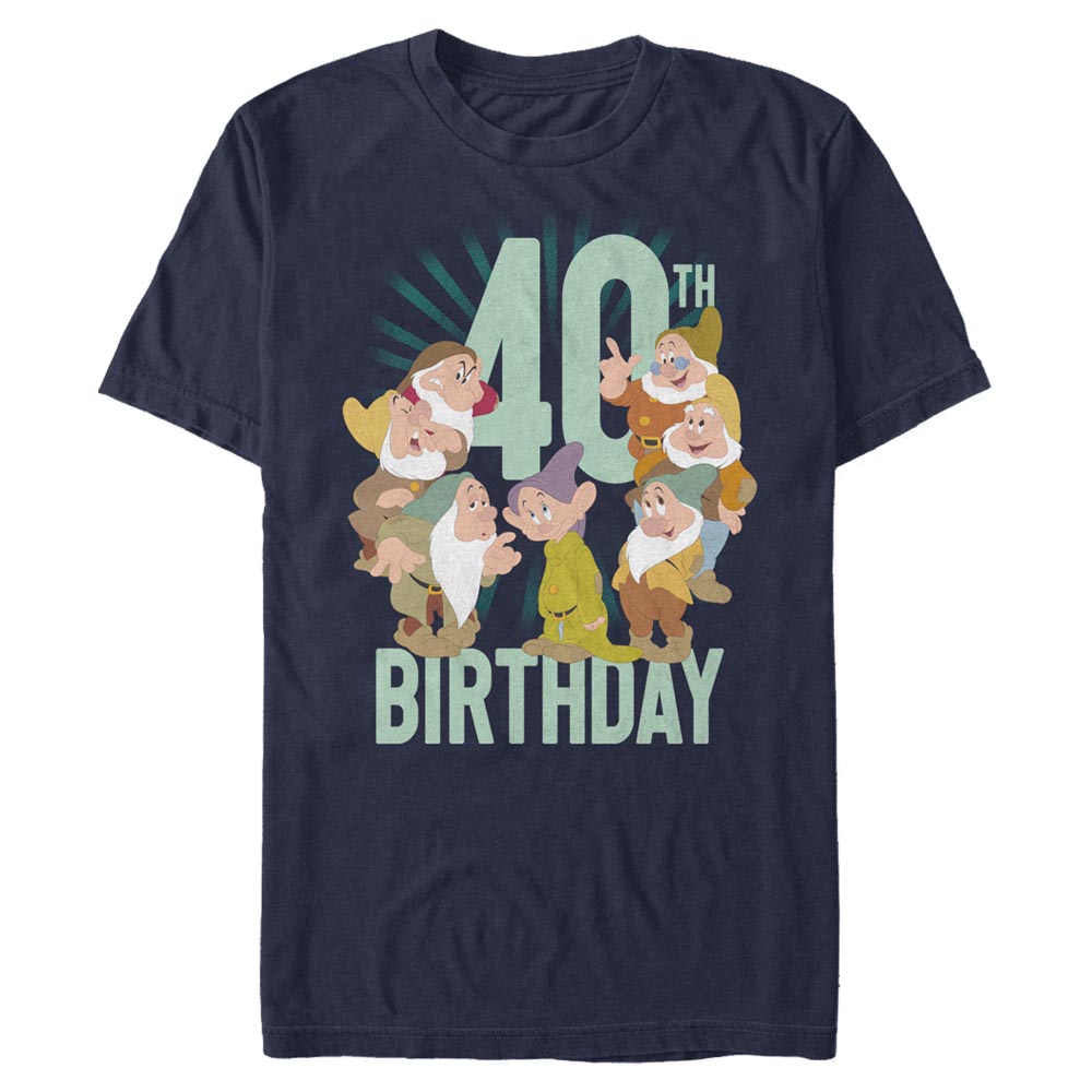 Disney - Blanche-Neige et les Sept Nains - Photo de groupe Dwarves Forty Bday - Homme T-shirt