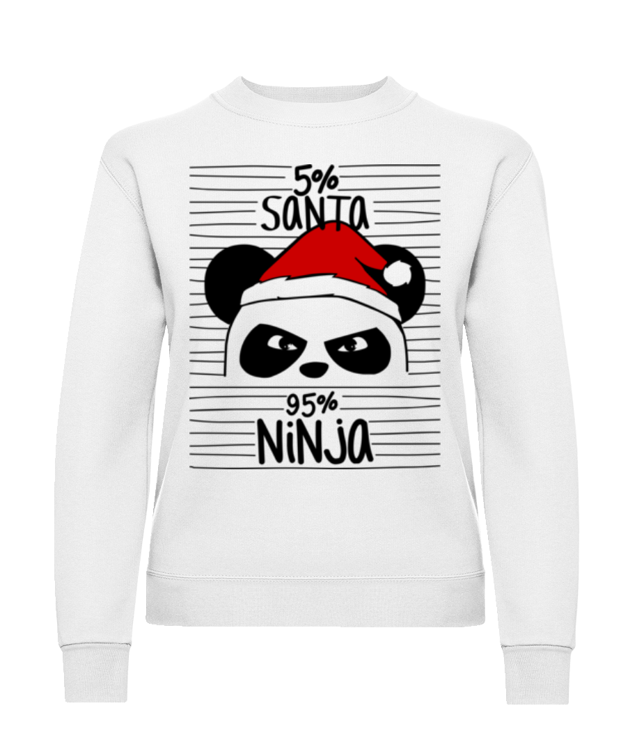 Santa Ninja Panda · Sweatshirt Femme
