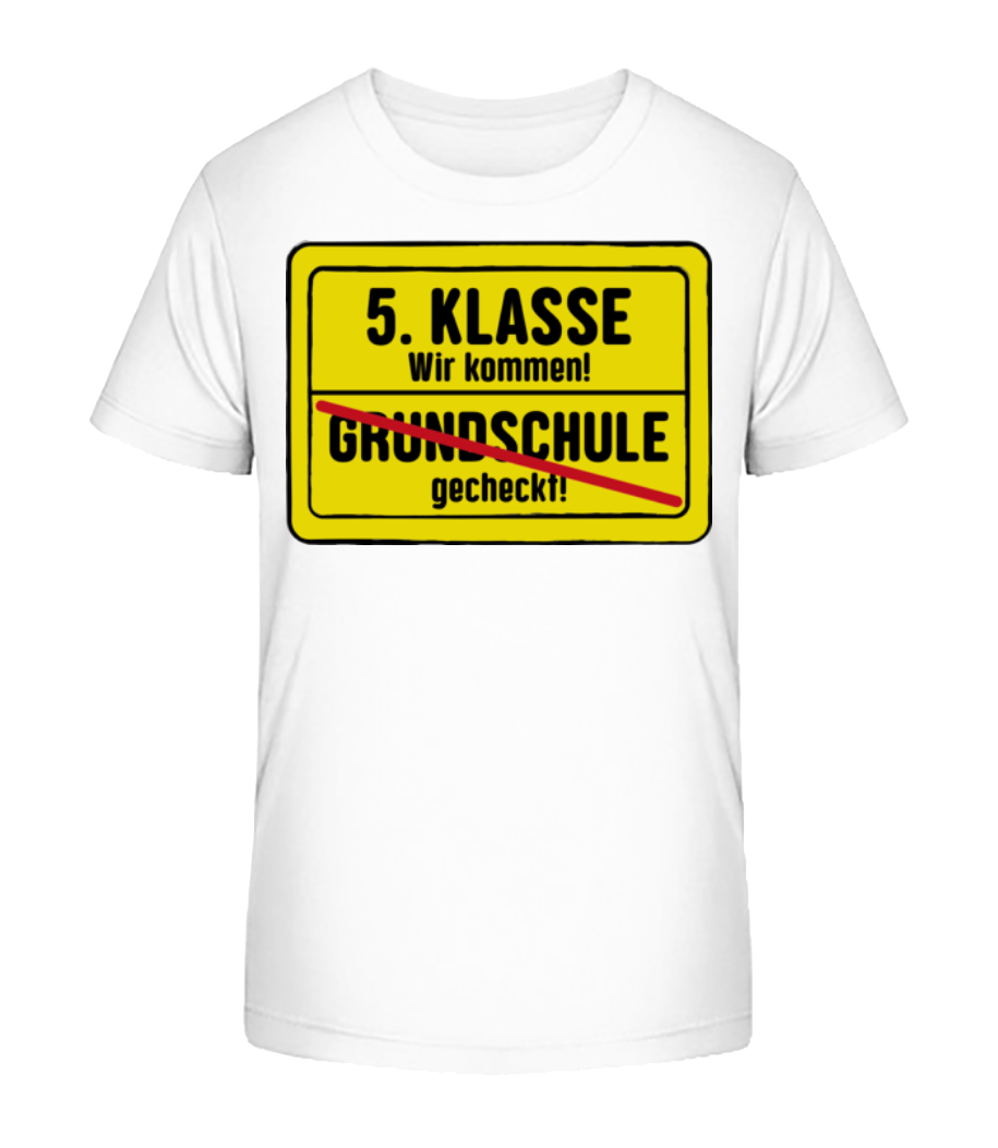 5.Klasse Wir Kommen · Kinder Bio T-Shirt Stanley Stella 2.0