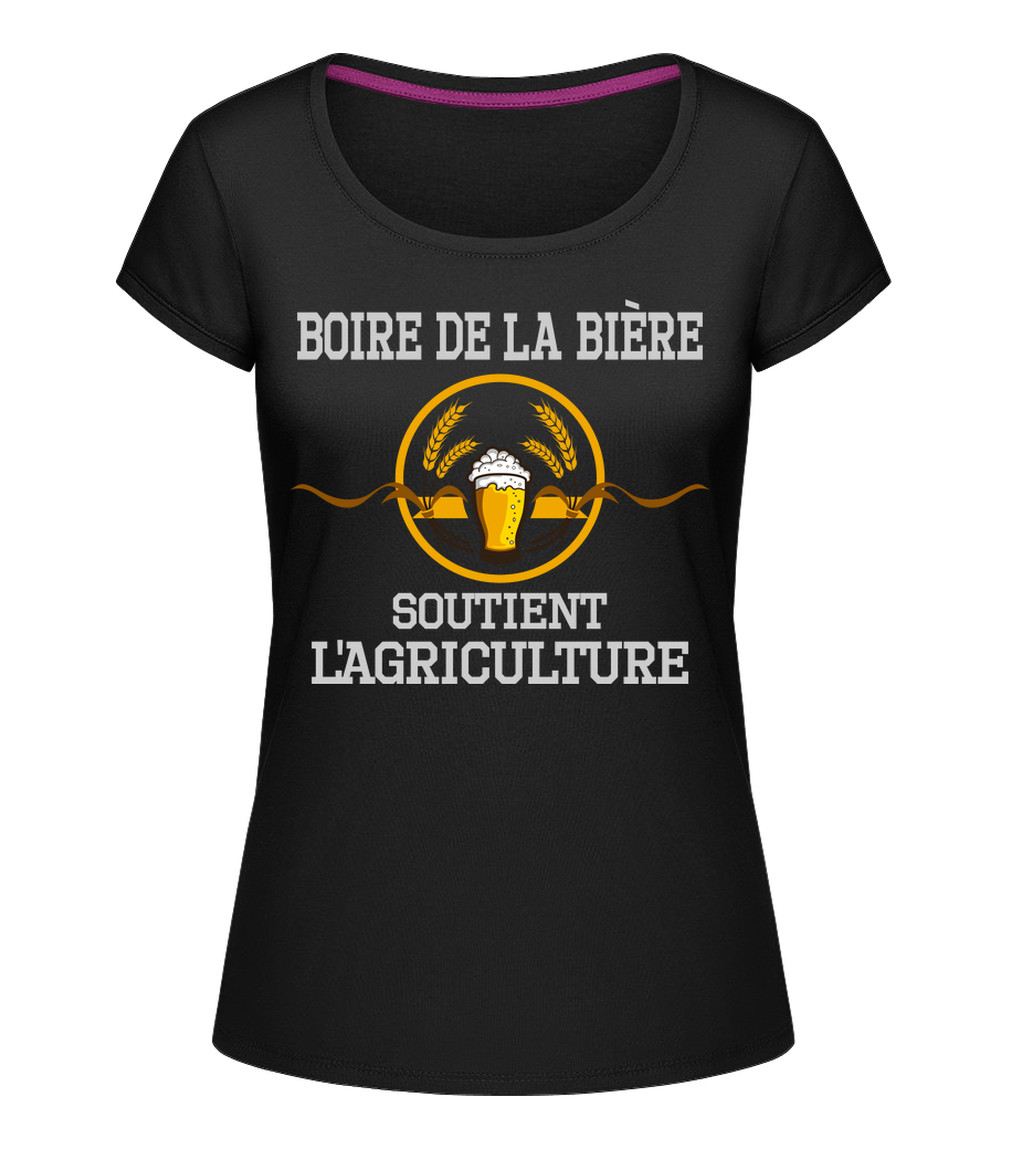 Boire De La Bière · T-shirt col en U Femme