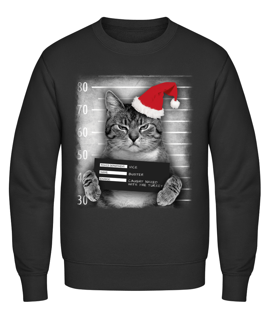 Cat XMas Guilty · Sweatshirt Homme