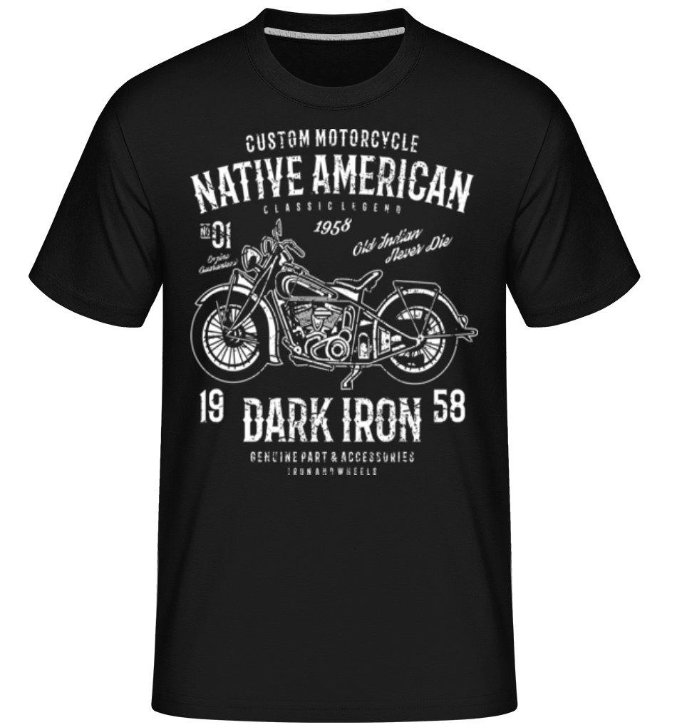 Dark Iron -  T-Shirt Shirtinator homme - Noir - Devant