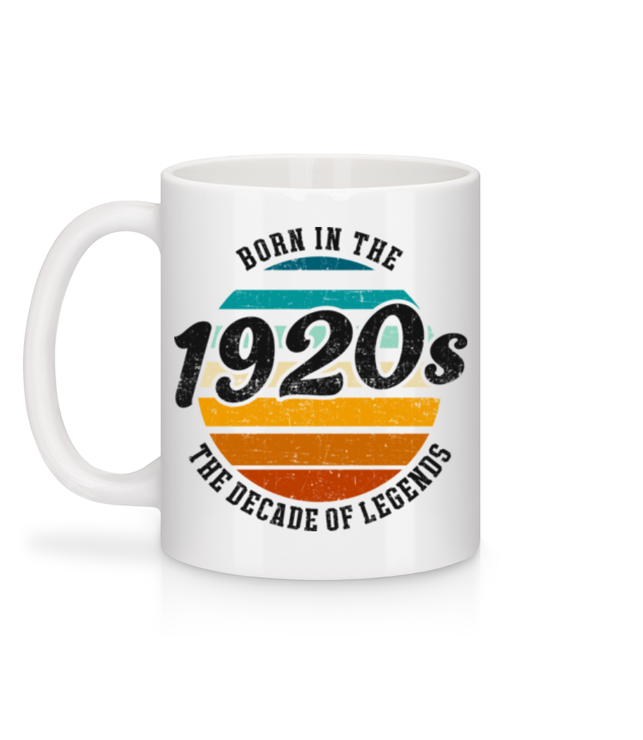 Vorschau: 1920 The Decade Of Legends - Tasse - Weiß - Hinten