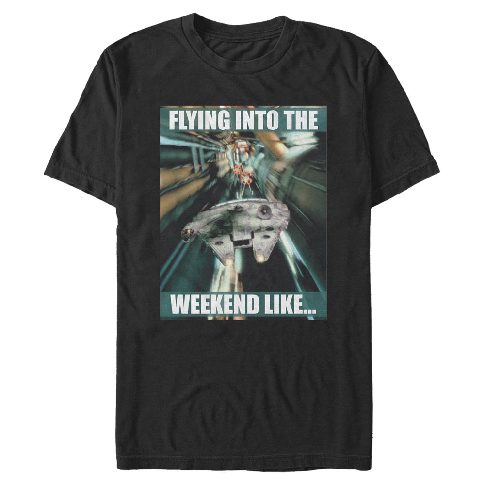 Star Wars - Faucon Milenium Flying Into The Weekend - Homme T-shirt