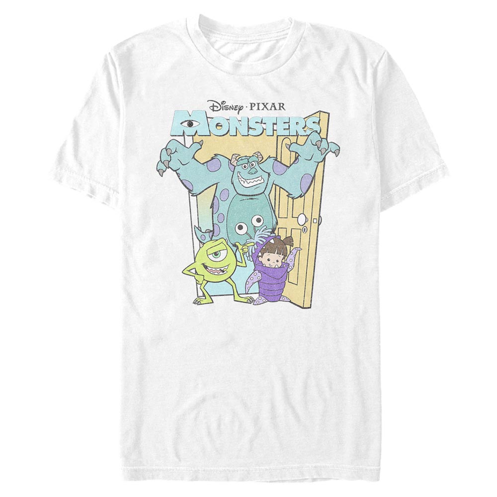 Pixar - Monstres - Photo de groupe Pastel Monsters - Homme T-shirt