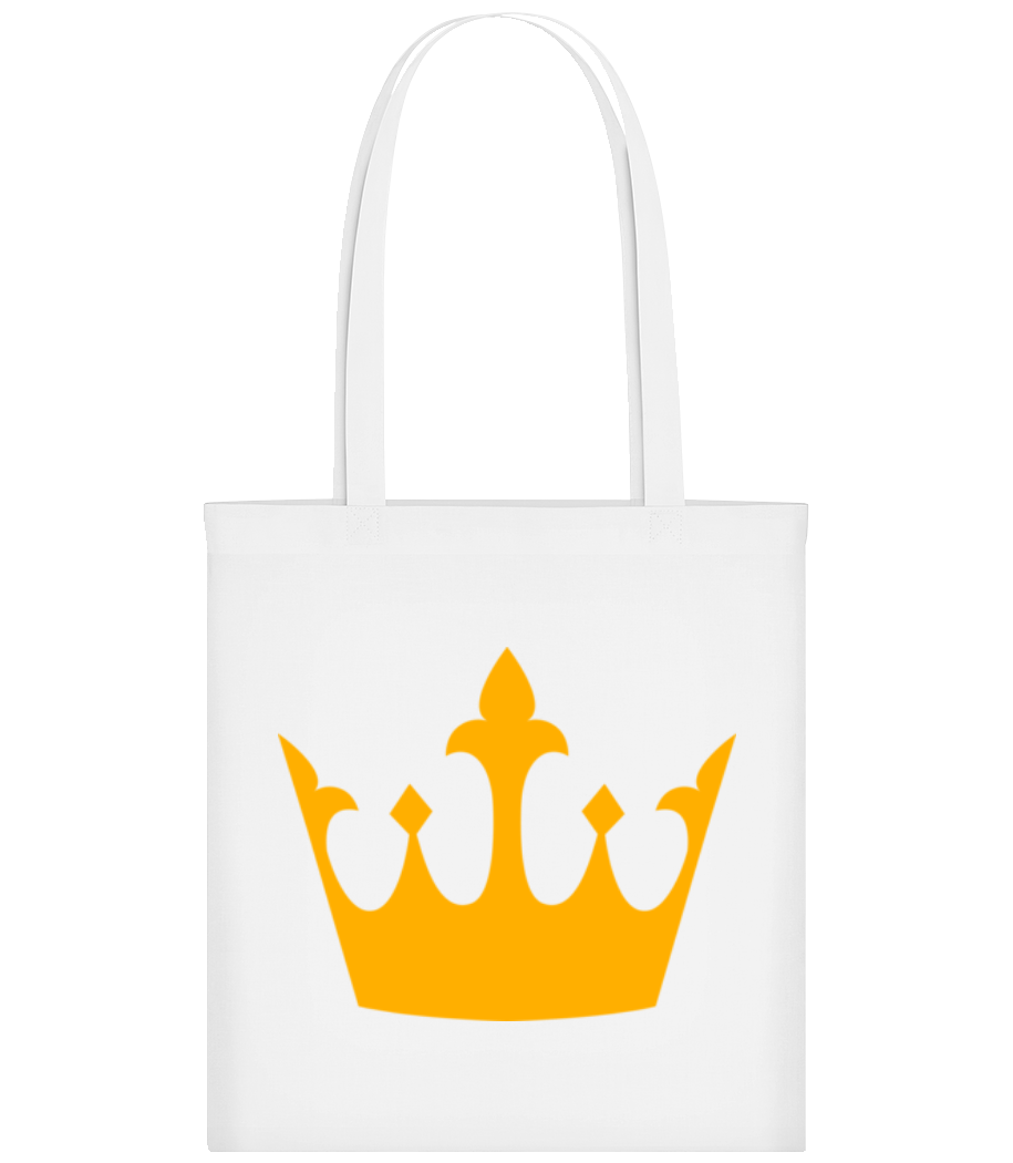 Queen's Crown Yellow - Tote Bag - Blanc - Devant