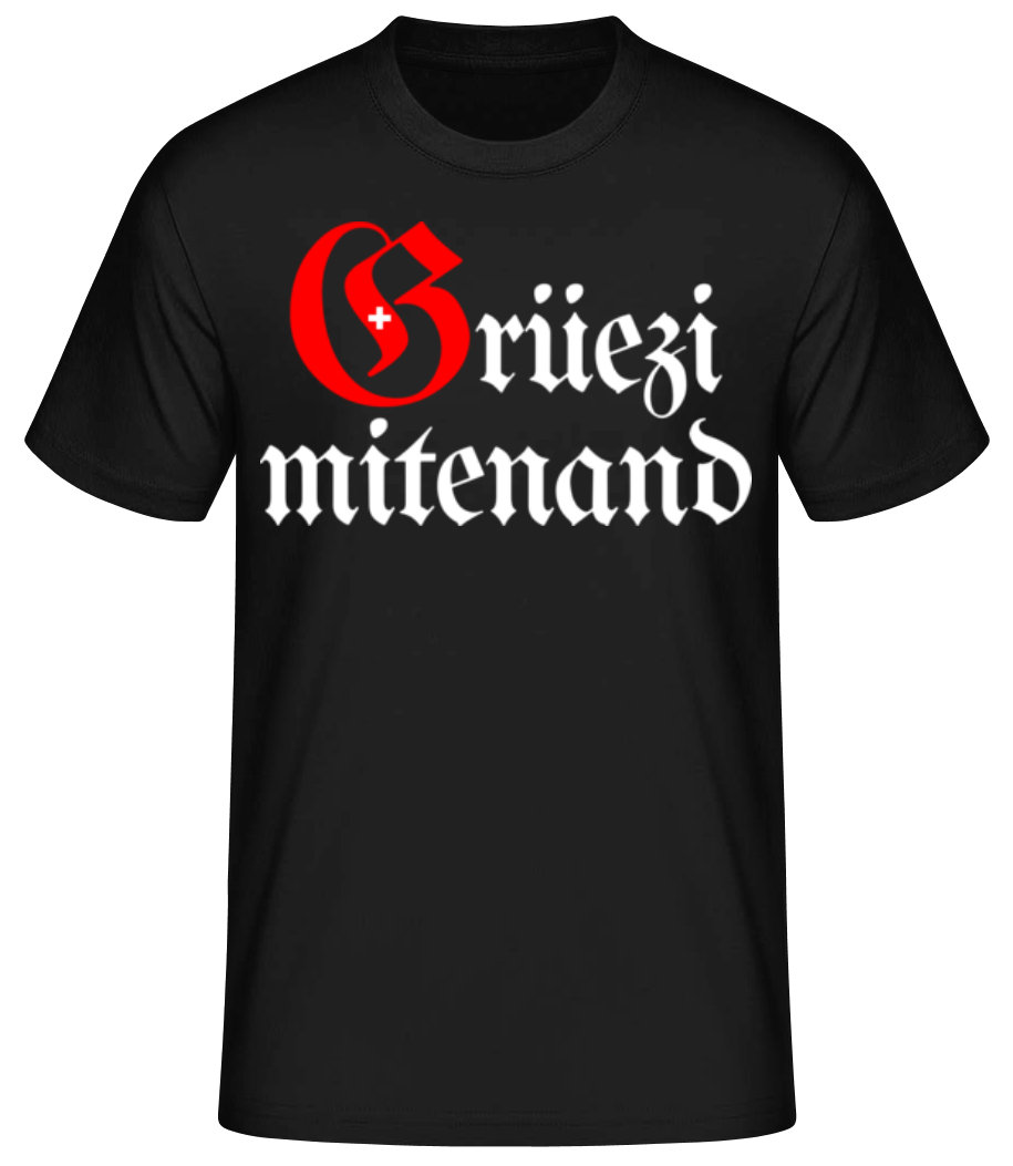 Grüezi Mitenand · Männer Basic T-Shirt