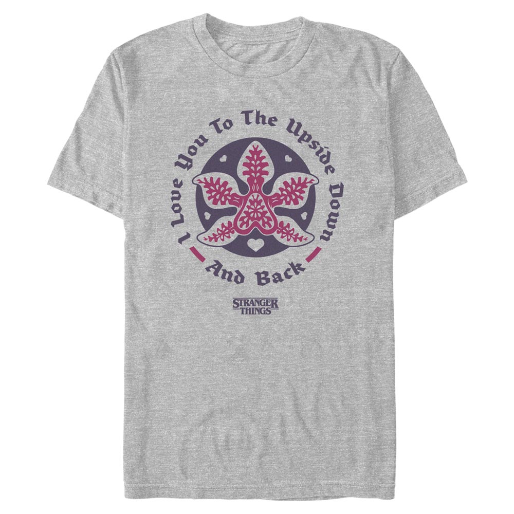 Netflix - Stranger Things - Demogorgon Upside Down Love - Valentine's Day - Homme T-shirt