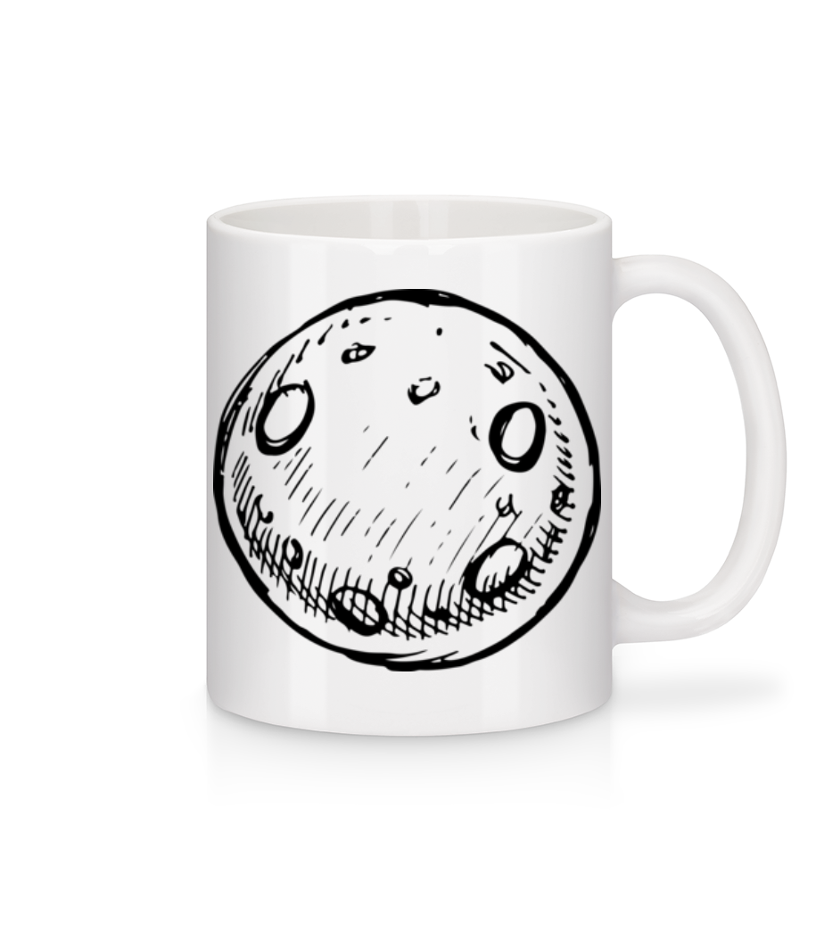 Lune · Mug en céramique blanc