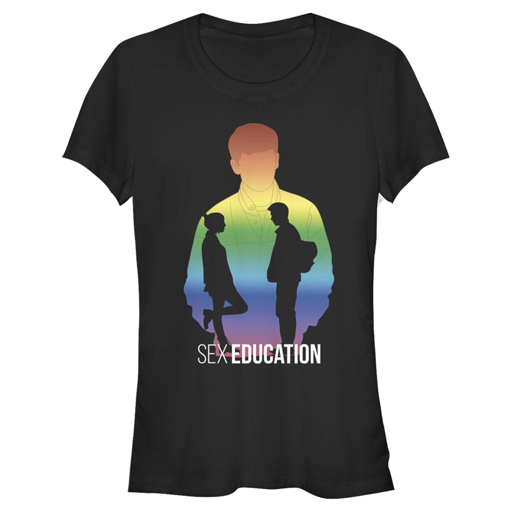 Netflix - Sex Education - Otis & Maeve Rainbow Silhouette - Femme T-shirt