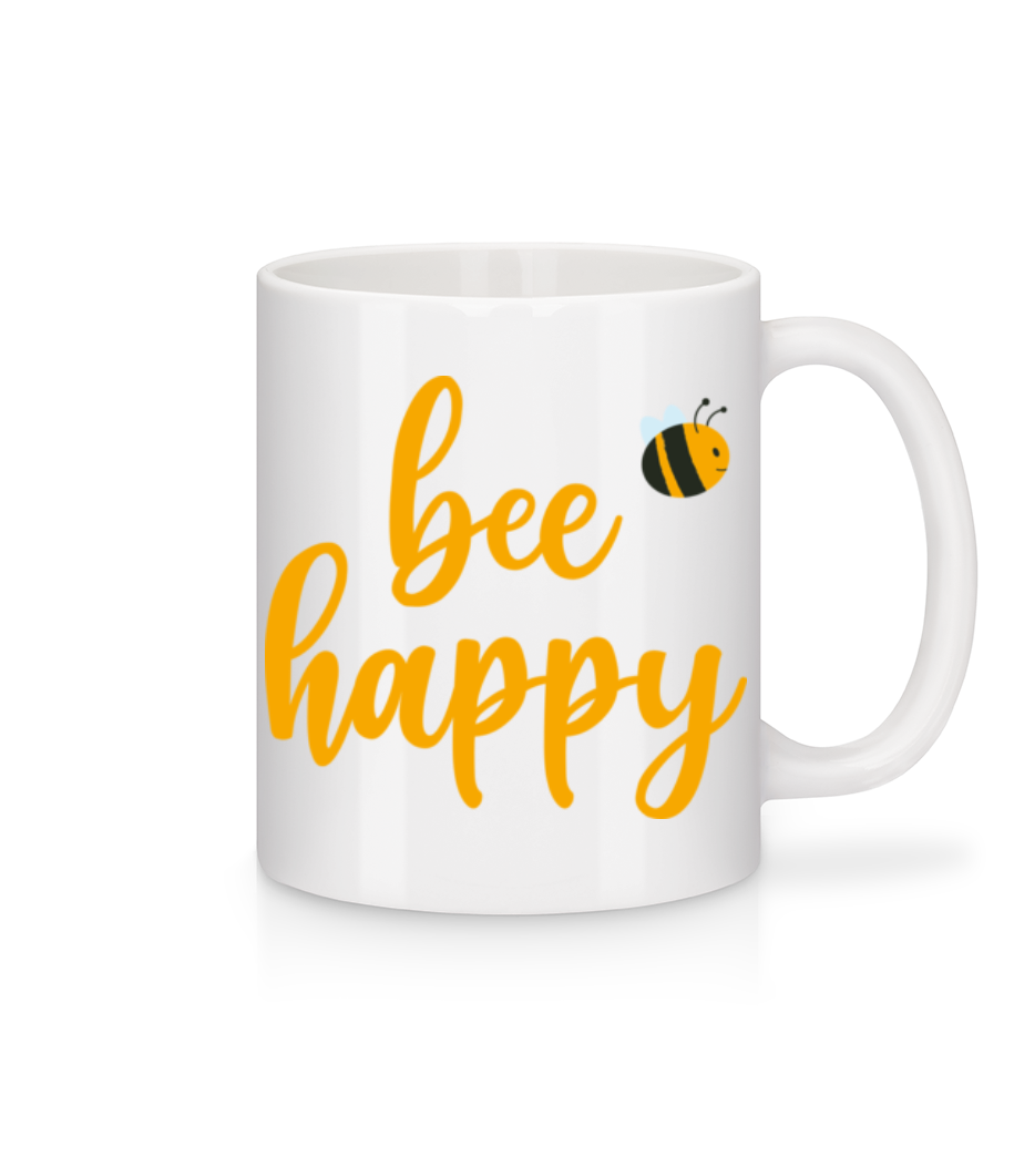 Bee Happy · Mug en céramique blanc