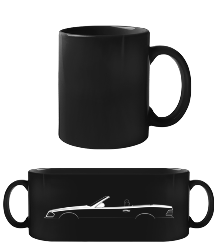 'Mercedes SL R129' Silhouette · Tasse Noire